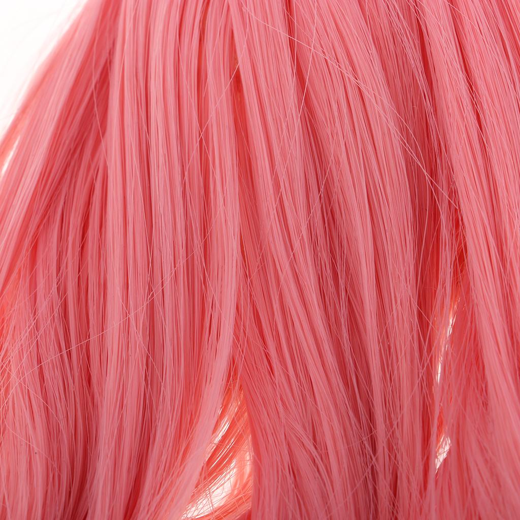Lovely Doll Curly Hair for Blythe Doll 1/3 BJD Dolls DIY Making Dark Pink