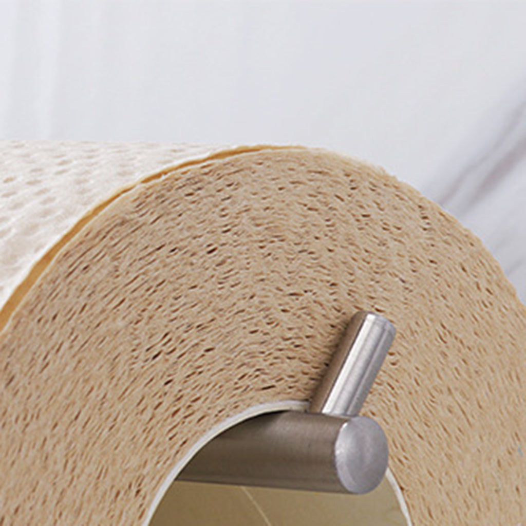 304 Stainless Steel Self-adhesive Paper Towel Holder for Kitchen Bathroom