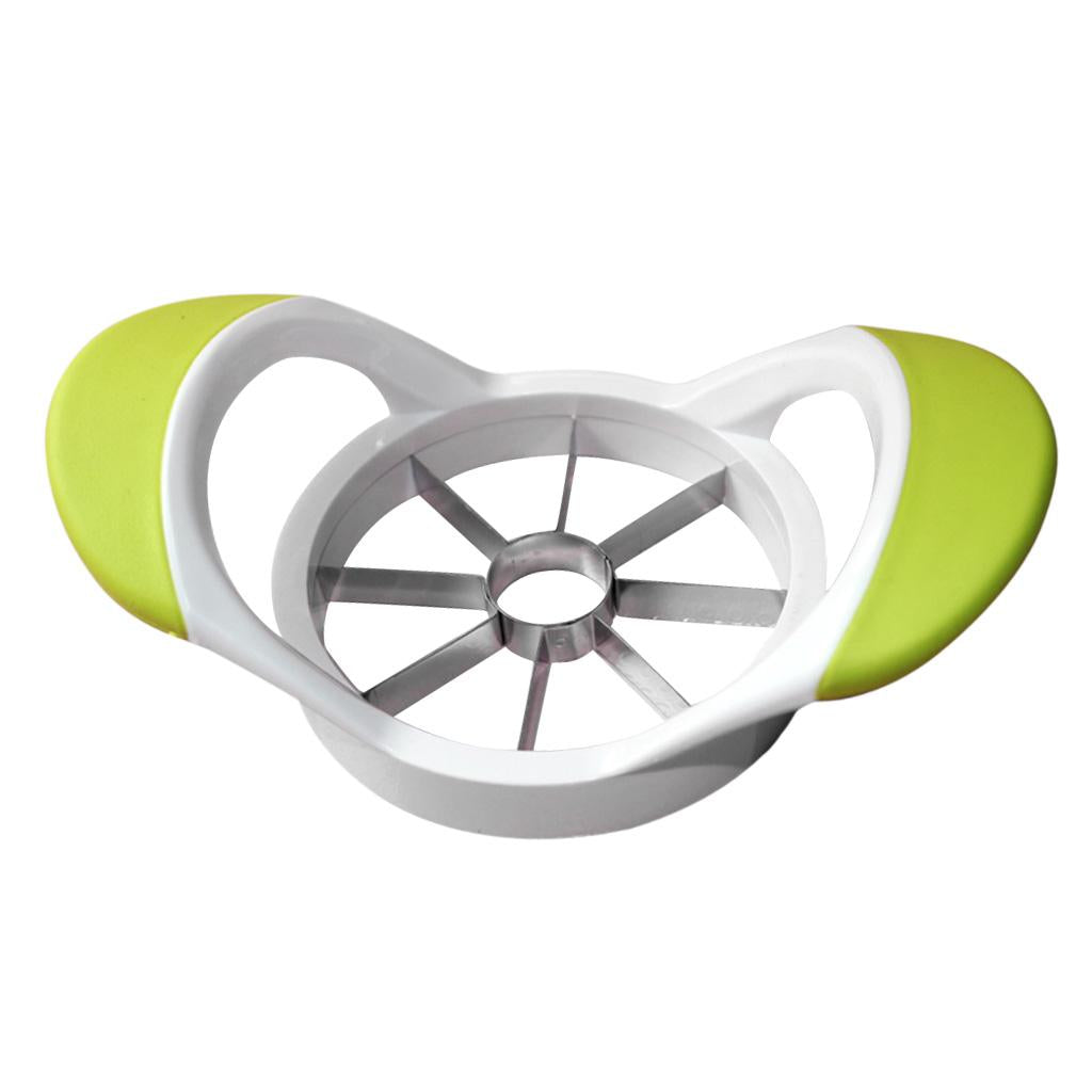 3xKitchen Tool Apple Fruit Easy Slicer Corer Cutter Stainless Steel Green