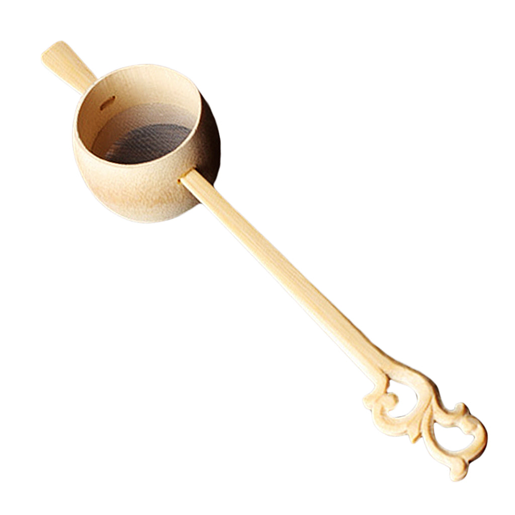 Bamboo Tea Filter Strainer Heat-resistant Tea Set Poplar Blossom