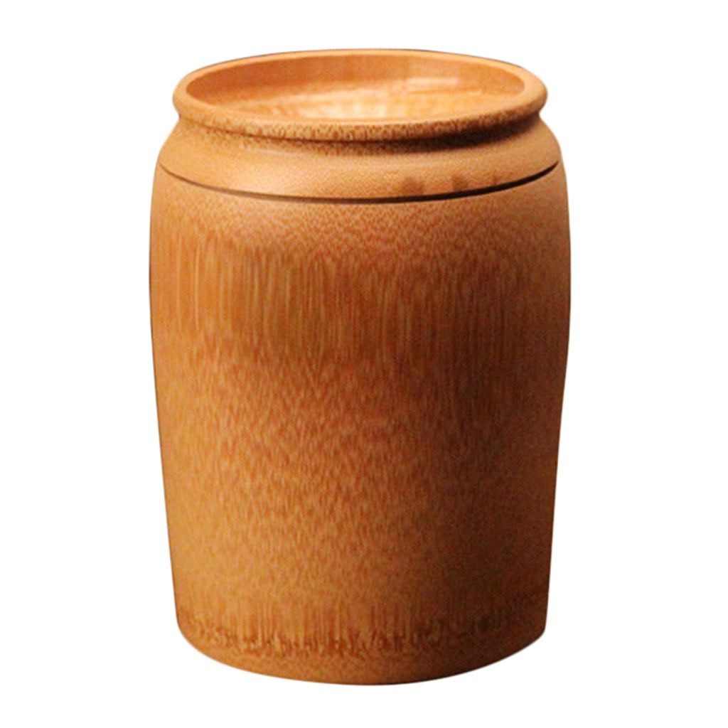 Bamboo Tea Storage Box Canister Box Tea Coffee Candy Seal Storage Wooden M