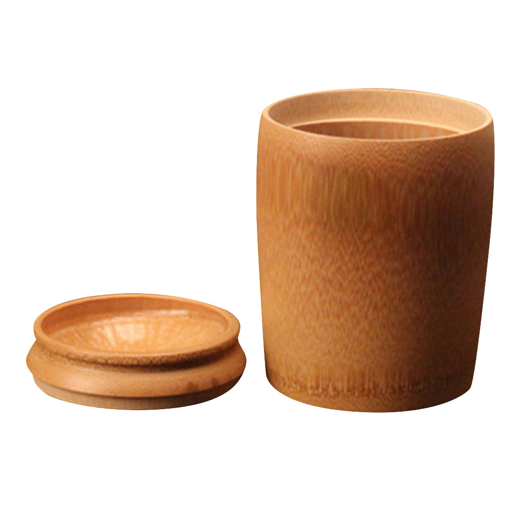 Bamboo Tea Storage Box Canister Box Tea Coffee Candy Seal Storage Wooden M