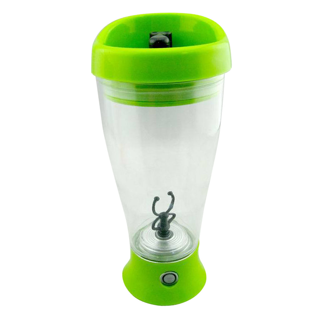 Portable Drink Mixer Mug Shake Battery Protein Shaker Blender Green