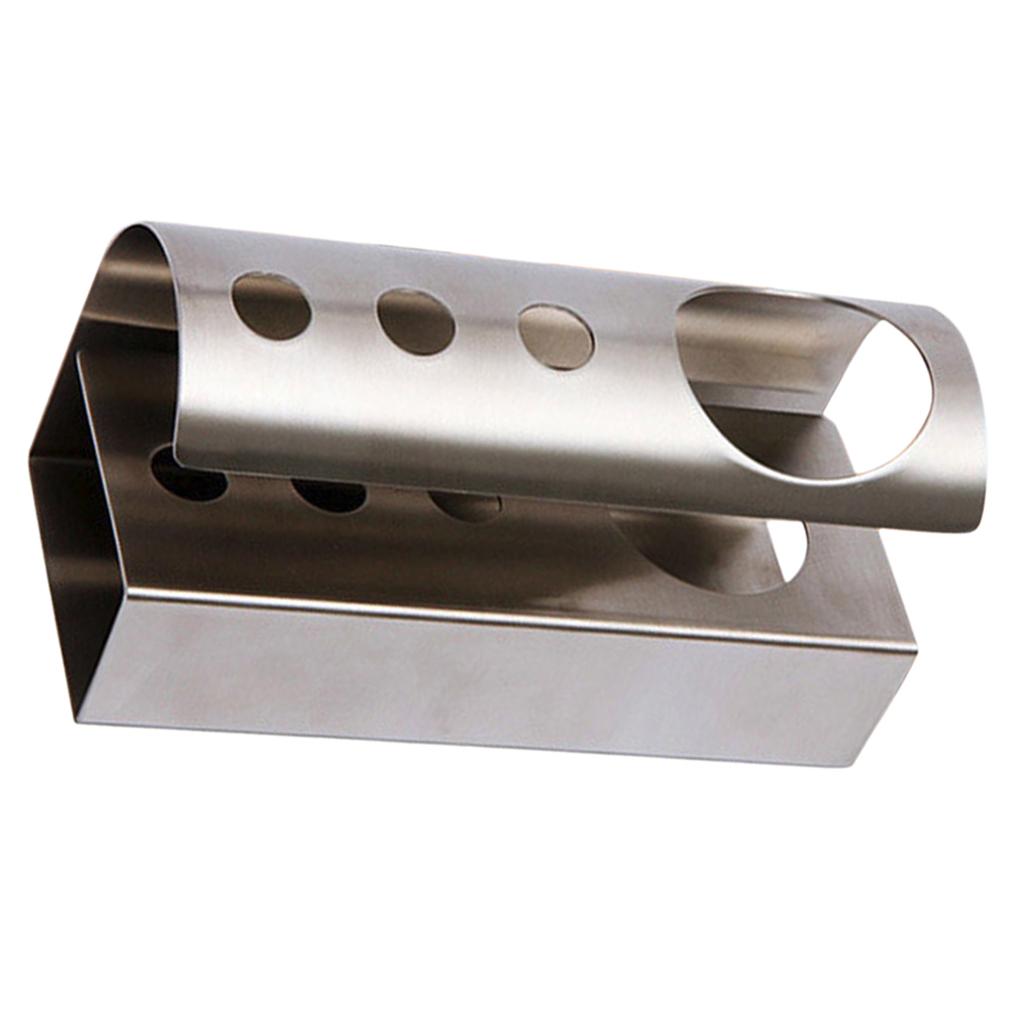 Creative Stainless Free Standing Toothbrush Holders Storage Rack Bathroom