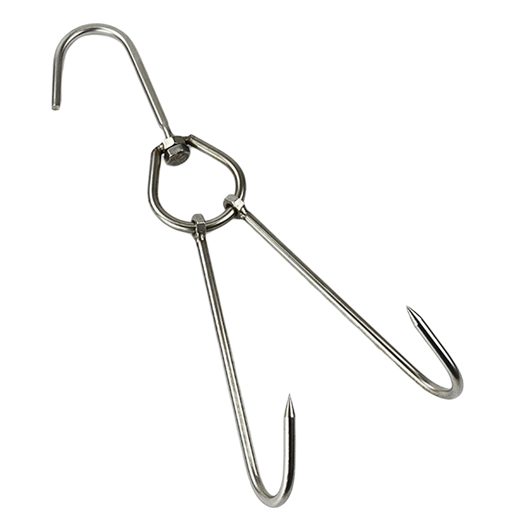 3pcs Meat Hook Ring Kitchen Utensil Hanger Hanging Stainless Steel Hook