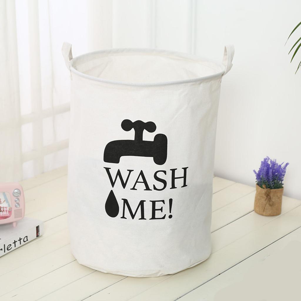 Laundry Hamper Bin Bag Basket Clothes Washing Toy Storage Strong Folding 1