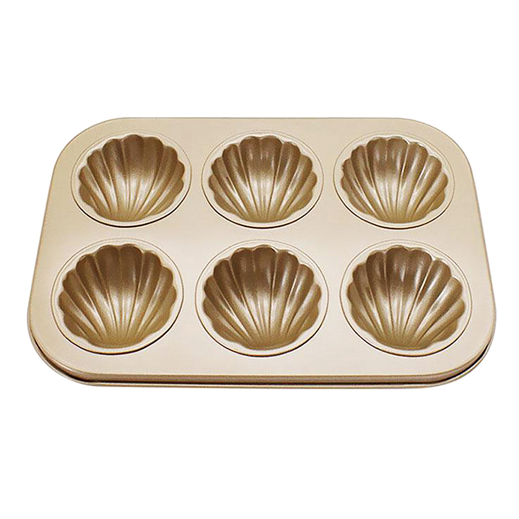6-Cup Carbon Steel Cake Mould Baking Tray Pan Bakeware Banana