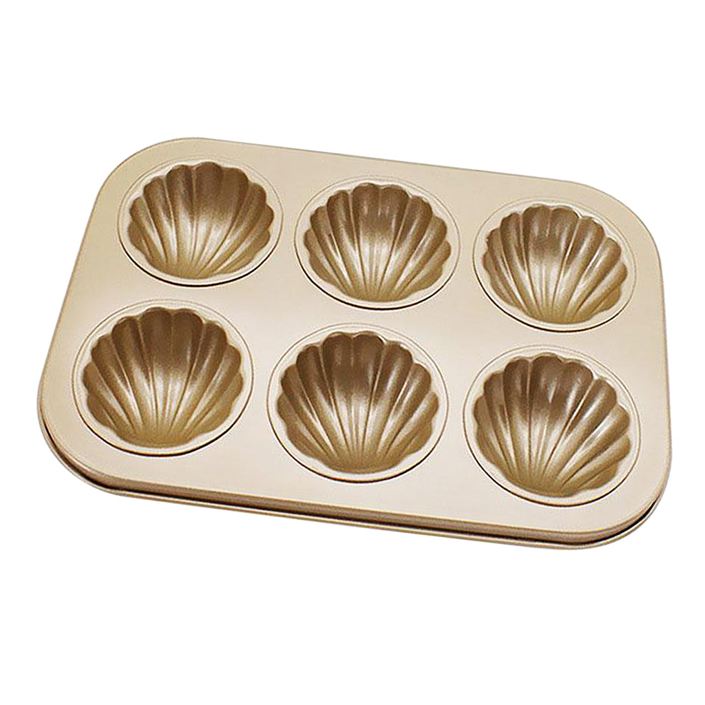6-Cup Carbon Steel Cake Mould Baking Tray Pan Bakeware Banana