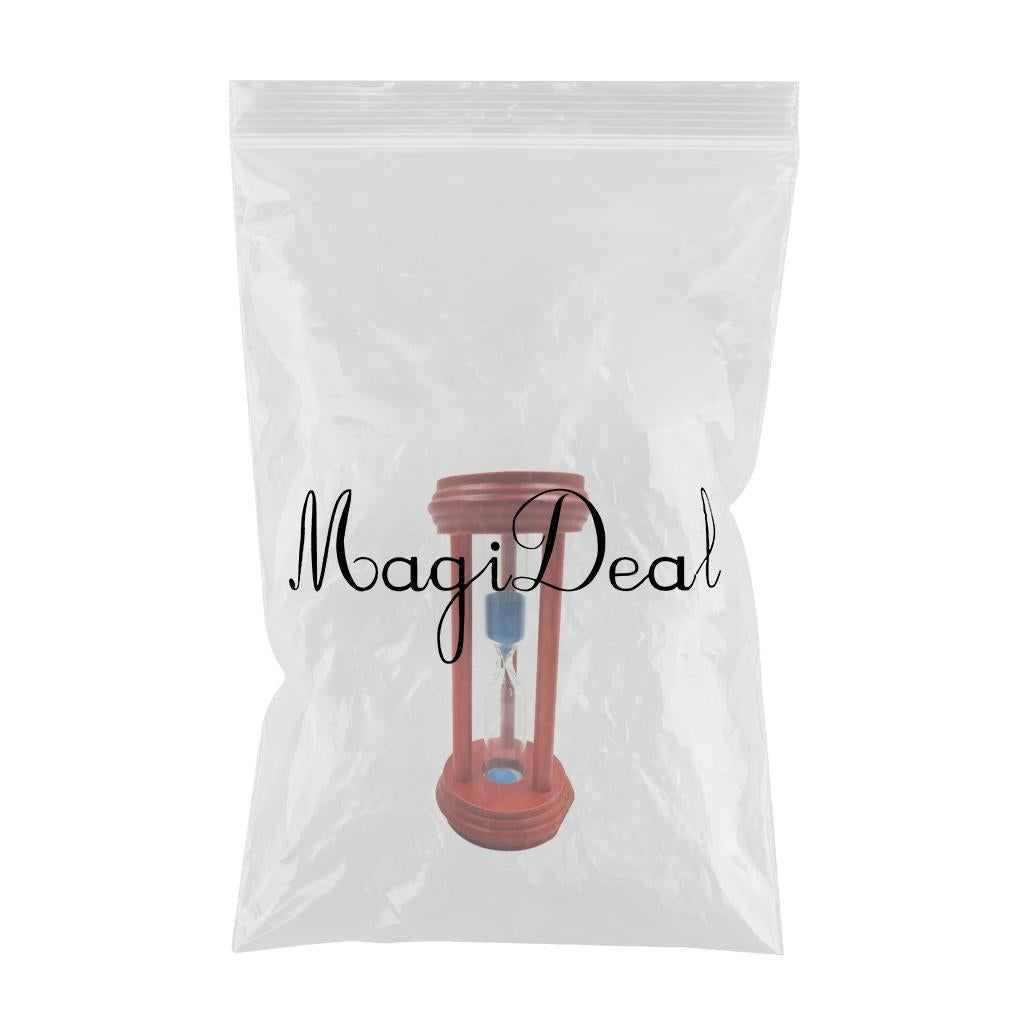 3 Min Hourglass Wood Sand Timer Clock For Kitchen Cooking Kids Learning Blue