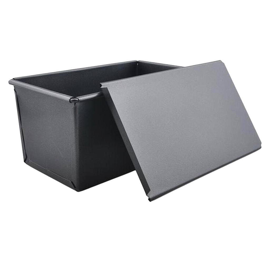 Metal Non-stick Mould Toast Loaf Bread Baking Pan Bakeware Black 250g