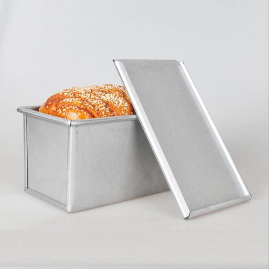 Metal Non-stick Mould Toast Loaf Bread Baking Pan Bakeware Silver 500g