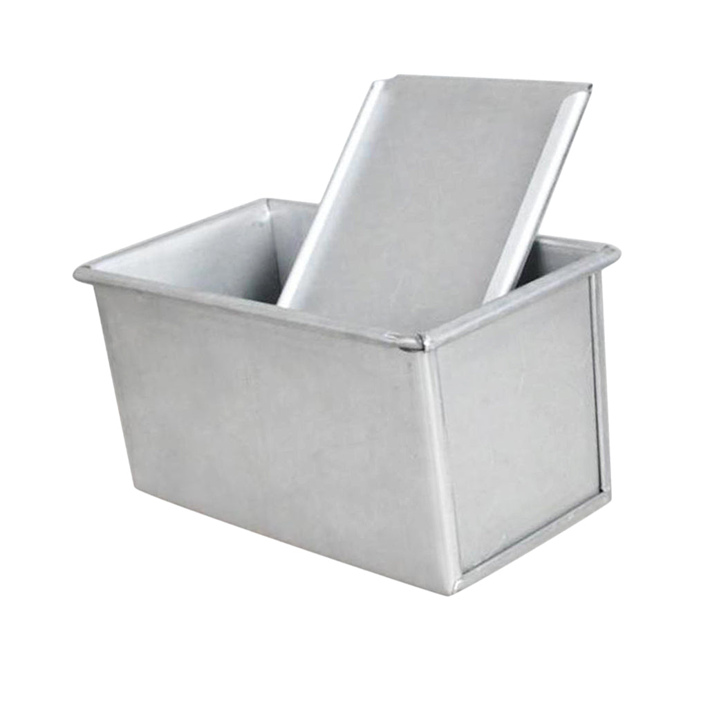 Metal Non-stick Mould Toast Loaf Bread Baking Pan Bakeware Silver 500g