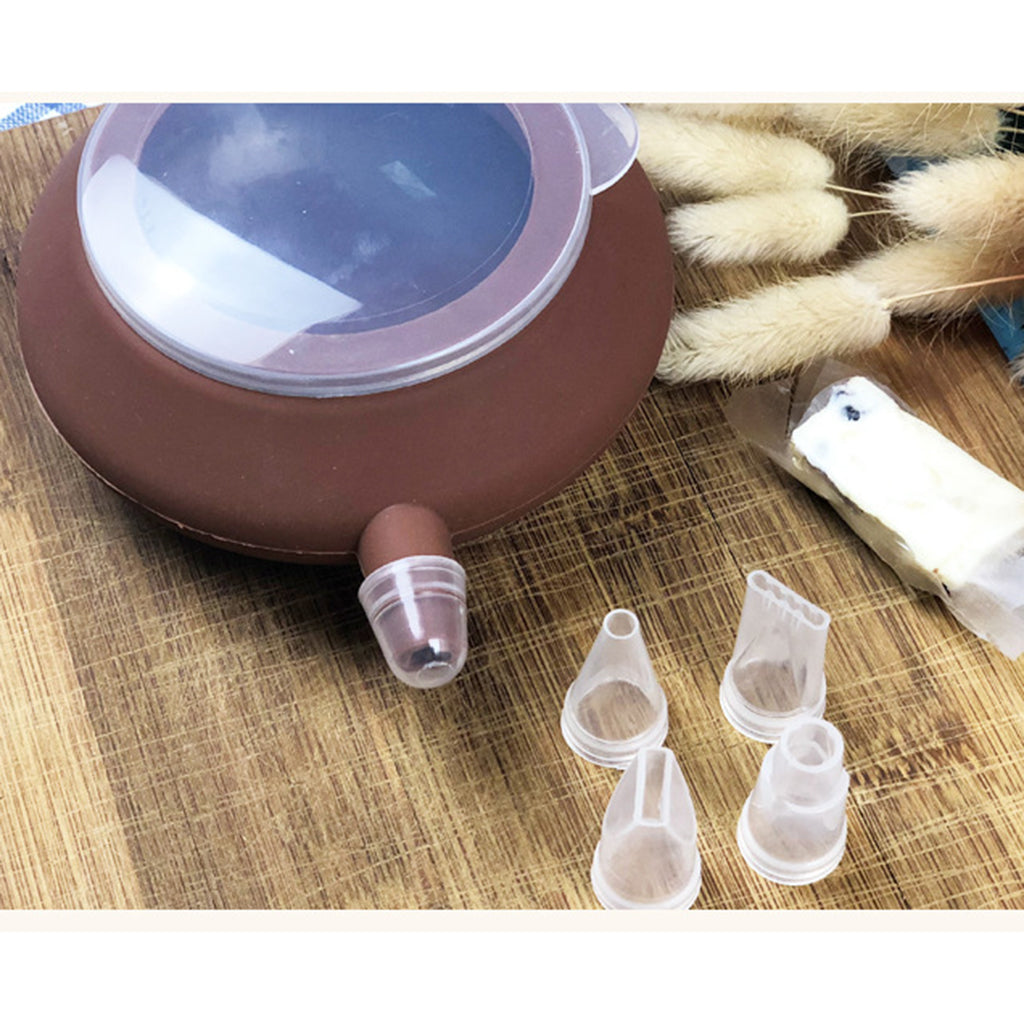 French Macaroon Baking Decorating Tips Cake Cookie Kit with 5 Nozzle Tips
