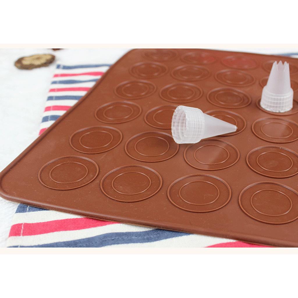 Silicone Macaron Biscuit Cookies Baking Mould Mat Tray Sheet Decorating Tool