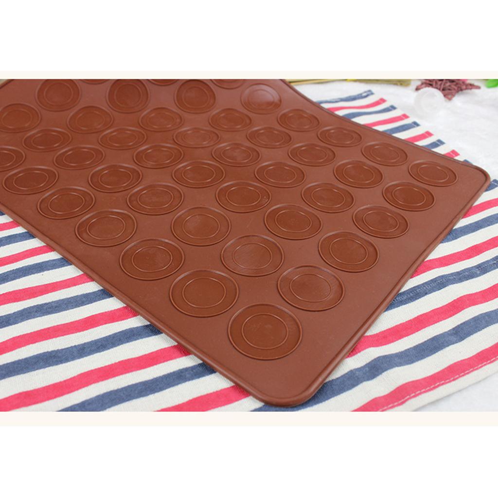 Silicone Macaron Biscuit Cookies Baking Mould Mat Tray Sheet Decorating Tool