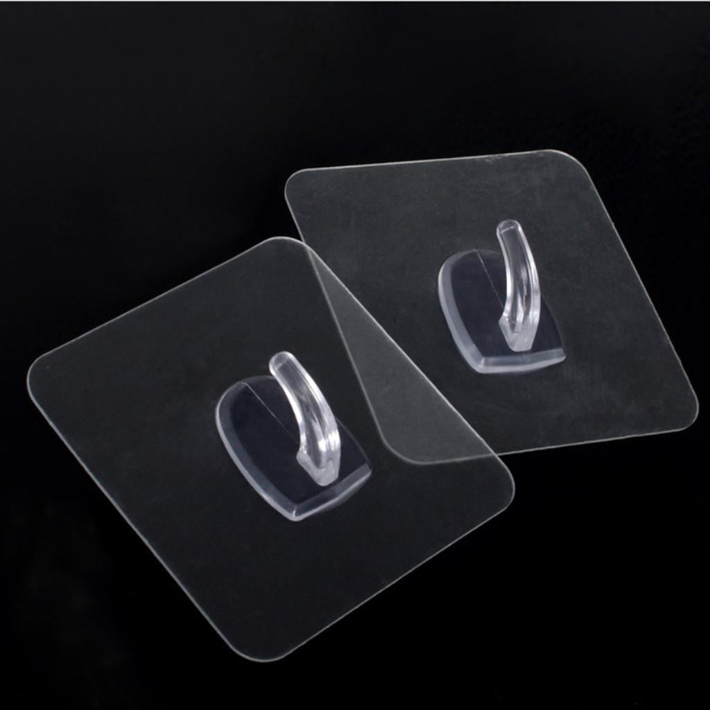 5pcs Traceless Wall Hook Adhesive Hook Sticky Clothes for Bathroom Kitchen