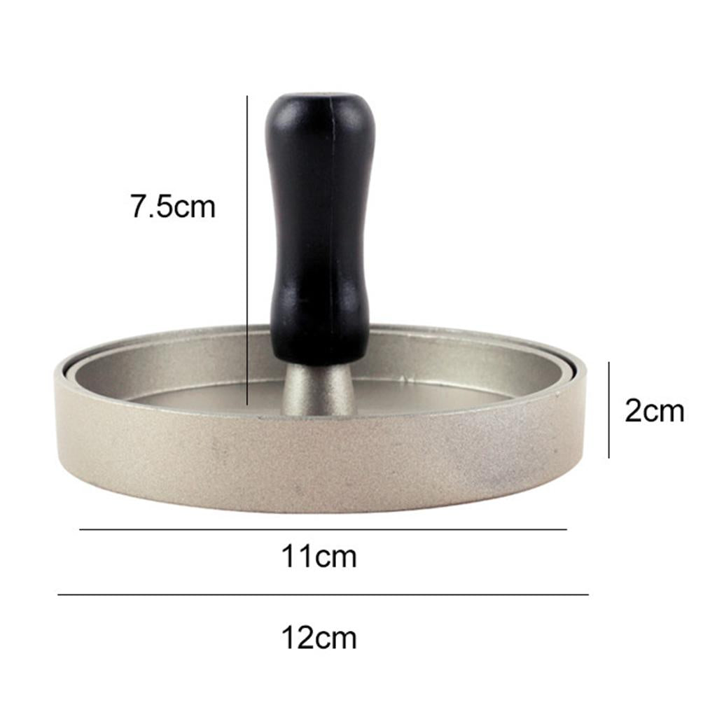 Non-Stick Quarter Pounder Beef Burger Hamburger Patty Press Maker 12cm
