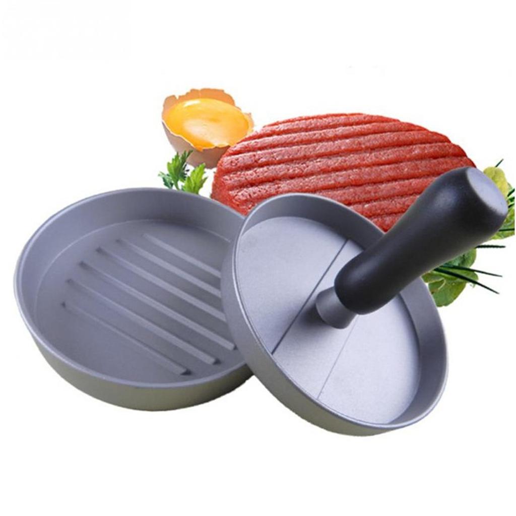 Non-Stick Quarter Pounder Beef Burger Hamburger Patty Press Maker 12cm