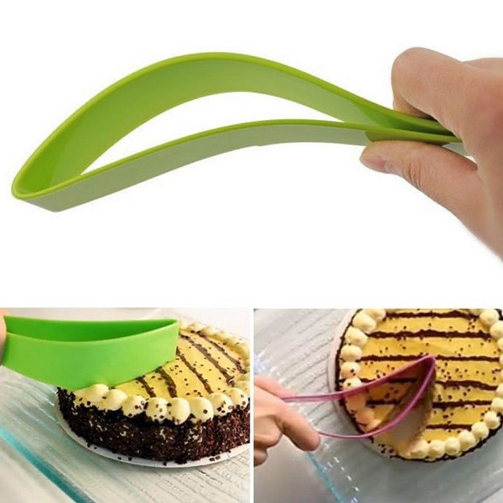 Cake Pie Slicer Sheet Guide Cutter Server Bread Slice Kitchen Tool Gadget
