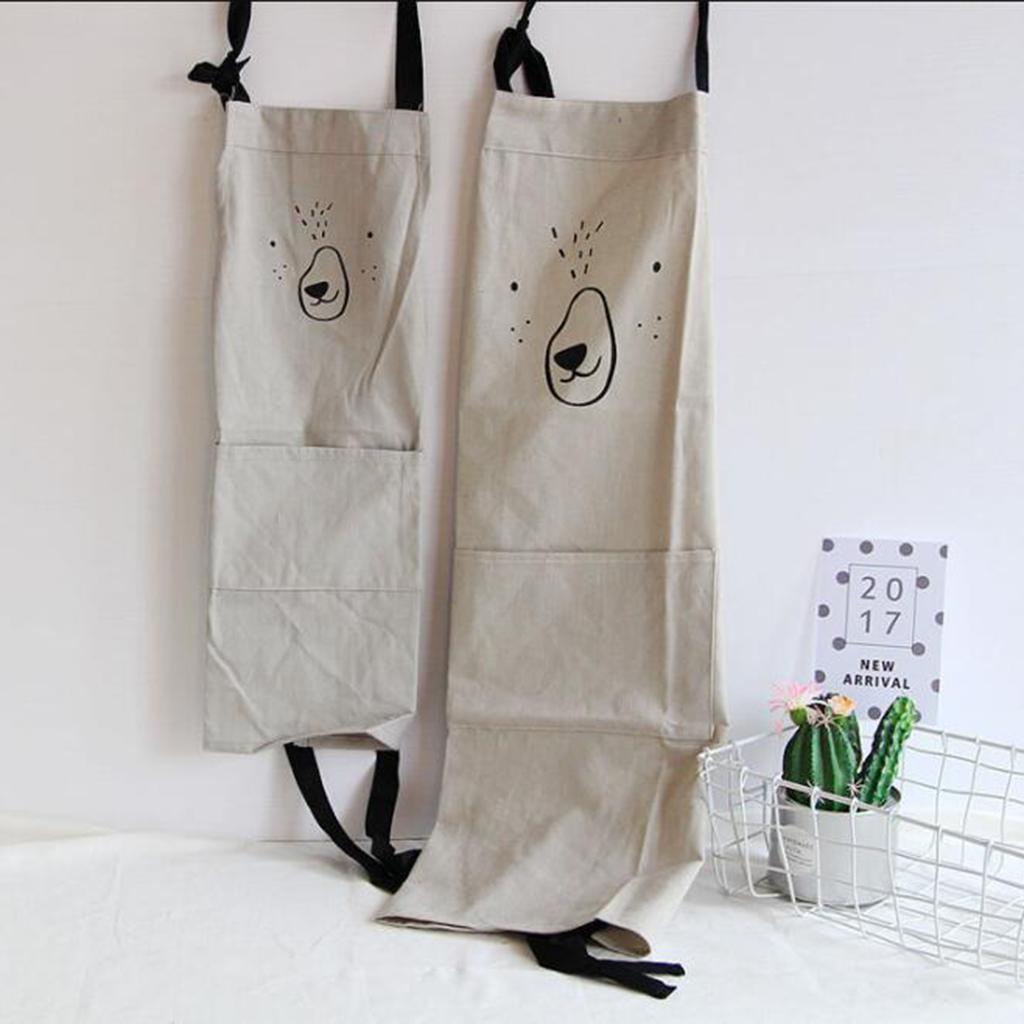 Kitchen Sleeveless Smock Cooking Bake Apron for Antifouling Adult grey