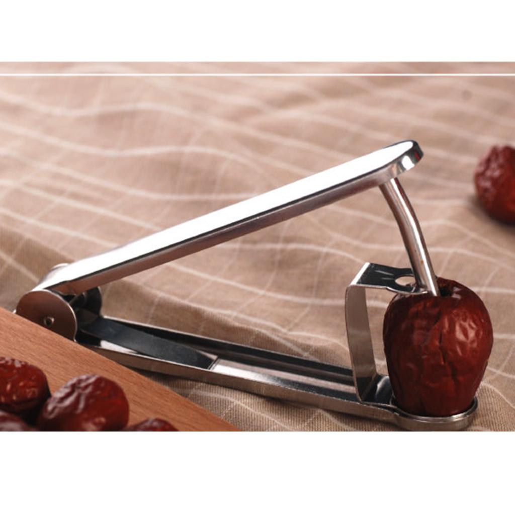 Stainless Steel Cherry Stone & Olive Stoner Pitter Seed Remover Pitting S