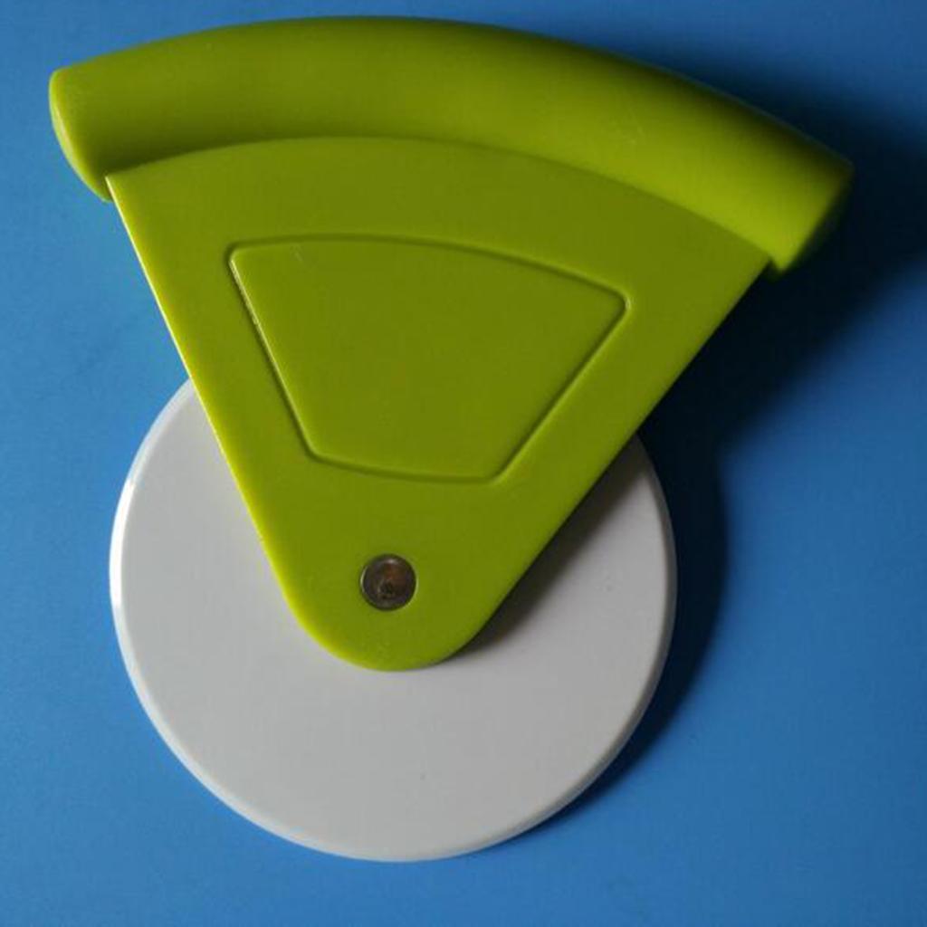 3xStainless Steel Pizza Cake Wheel Cutter Slicer Blade Food Cutter Green