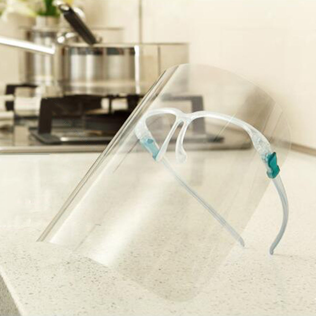 Novelty Kitchen Cooking Anti-Oil Splash Face Mask Shield Clear o