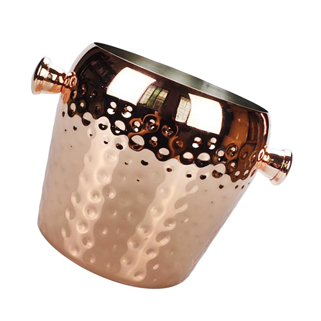 Champagne Ice Bucket Stainless Steel Beer Wine Drinks Cooler Party 1L