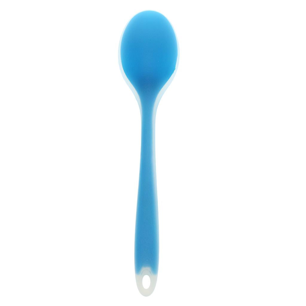 Silicone Ladle Soup Spoon Utensils Non-stick Cooking Kitchen Tools Blue #1