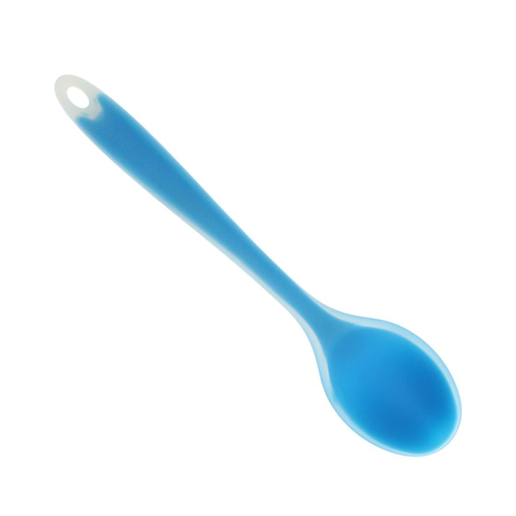 Silicone Ladle Soup Spoon Utensils Non-stick Cooking Kitchen Tools Blue #1