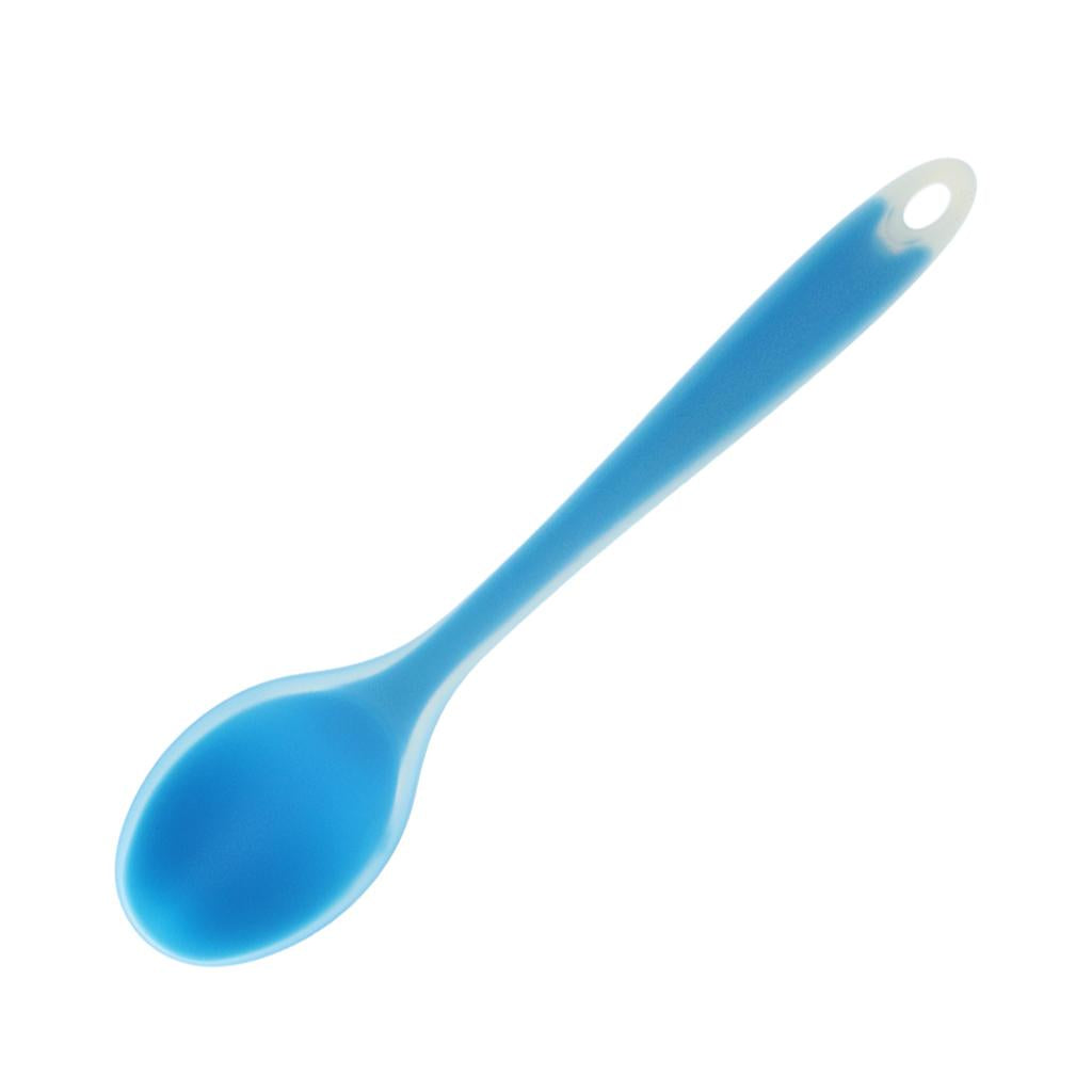 Silicone Ladle Soup Spoon Utensils Non-stick Cooking Kitchen Tools Blue #1