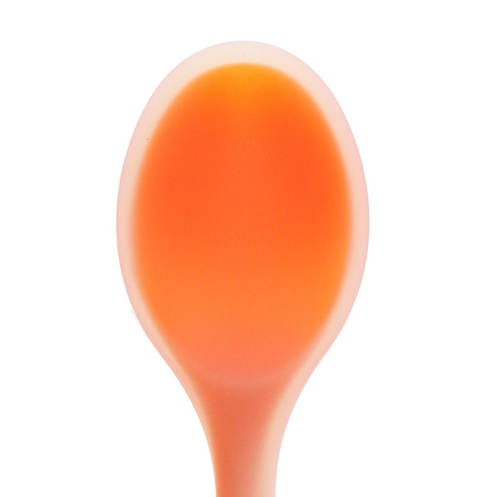 3xSilicone Ladle Soup Spoon Utensils Non-stick Cooking Kitchen Tools Orange #1
