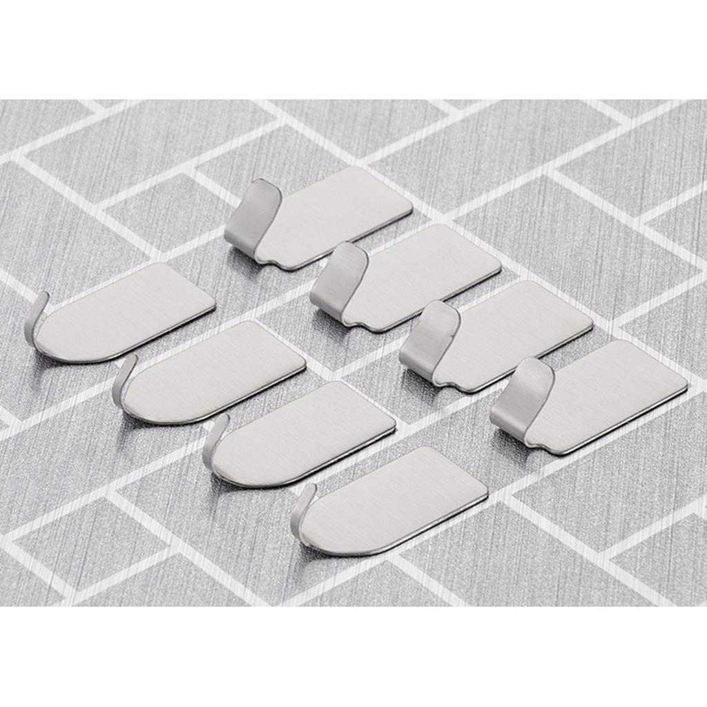 Stainless Steel Bathroom Coat Robe Hat Towel Hanger Rack Hooks Single 1