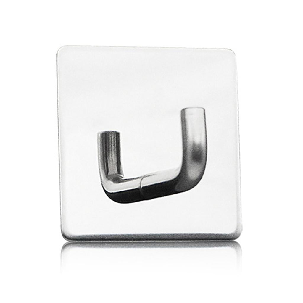 Stainless Steel Bathroom Coat Robe Hat Key Towel Hook Hanger Rack Hooks