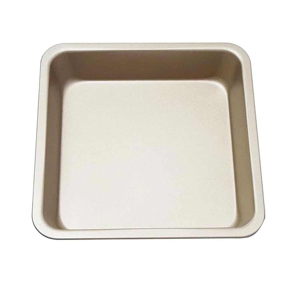 8inch Square Nonstick Toast Bread Pastry Pan Baking Mold Baking Tray Golden