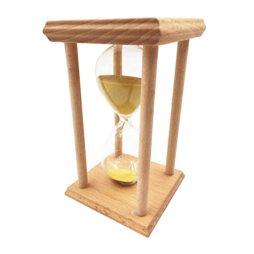 Square Sand Clock Hourglass 30min Timer for Kitchen Yoga Kid