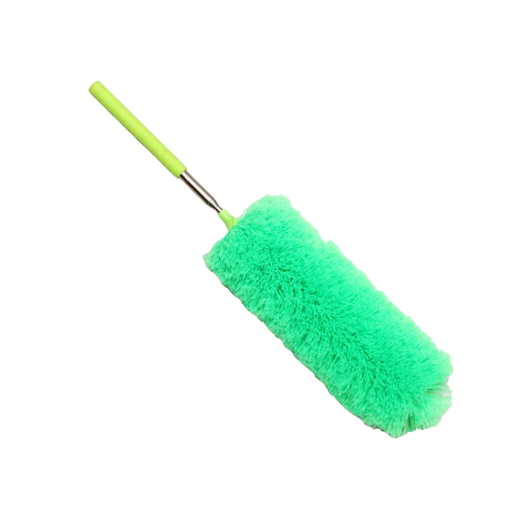 Microfiber Bendable Extension Hand Duster Washable Cleaning Dust Green