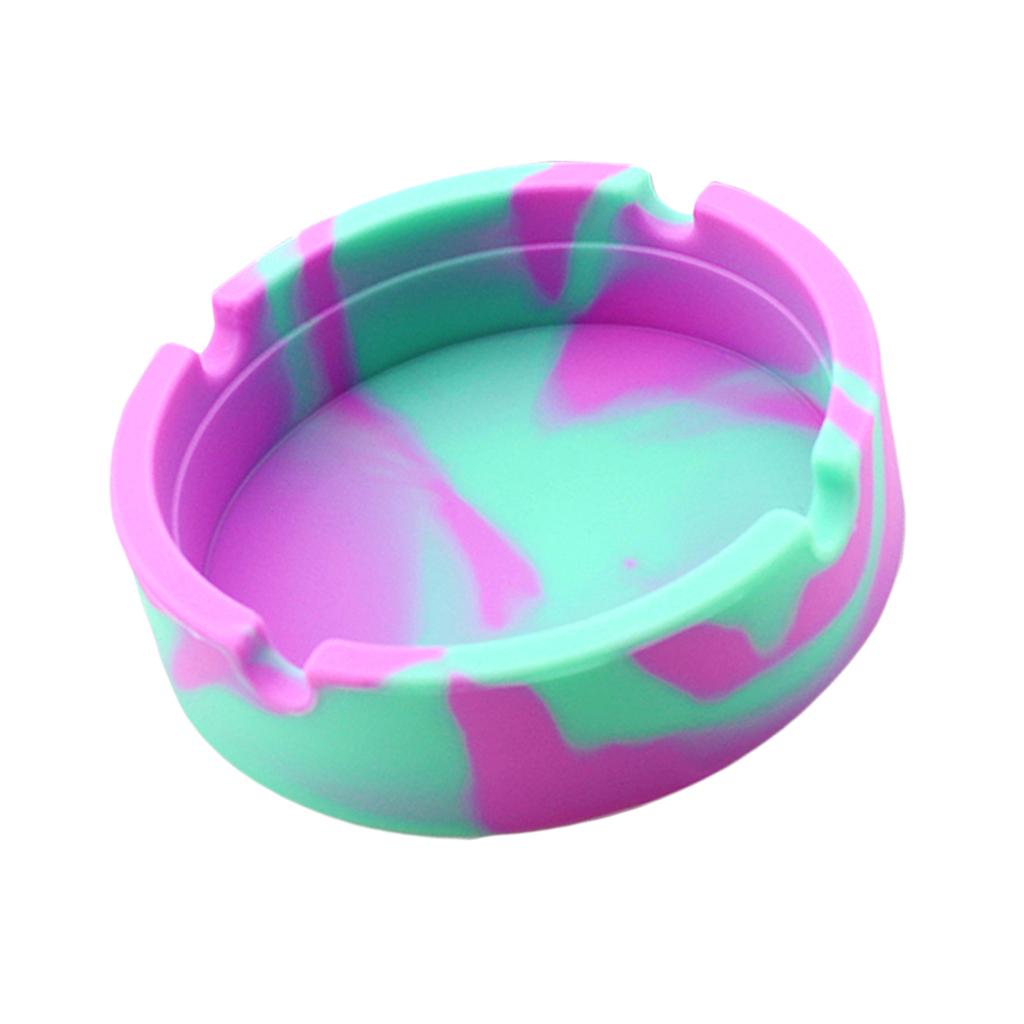 Creative Environmental Camouflage Silicone Ashtray Pink Camo