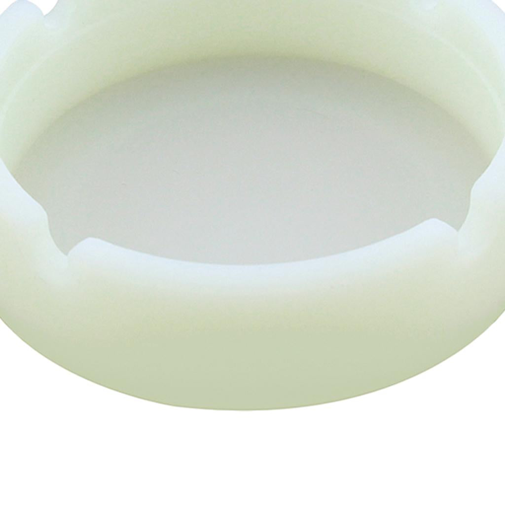 Creative Environmental Camouflage Silicone Ashtray Luminous White