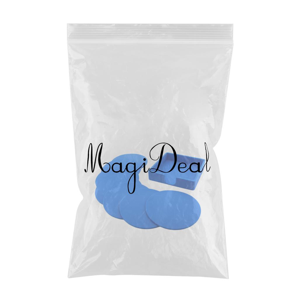 9.8cm Round Silicone Coaster Cup Holder Glass Cushion Tableware Blue