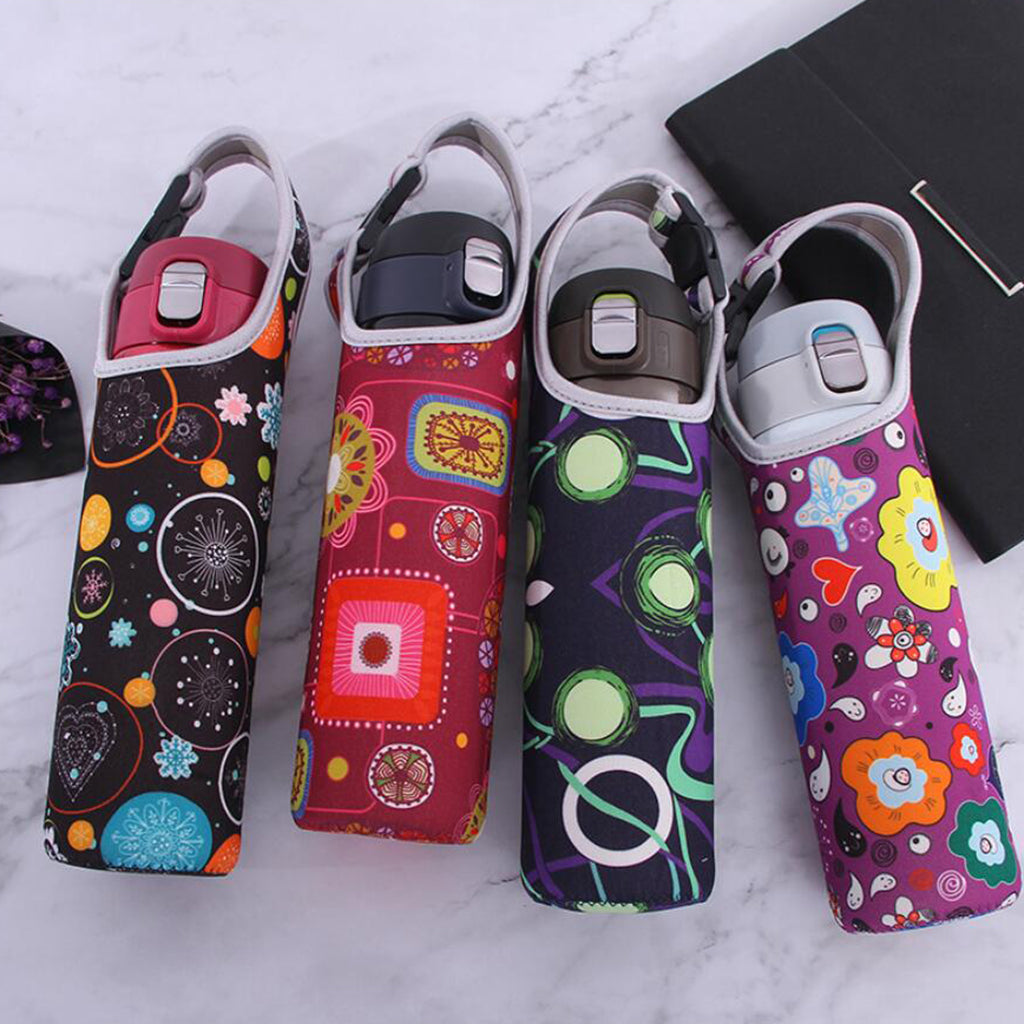 Neoprene Thermal Insulation Cup Sleeve Bottle Tote Cover Holder Colorful