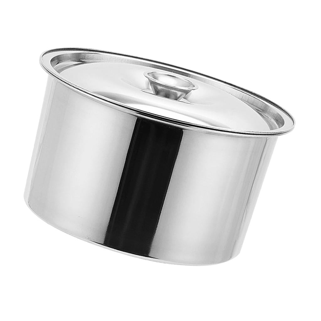 Thicken Stainless Steel Hotel Kitchen Tableware Condiment Pot Oil Can 14CM