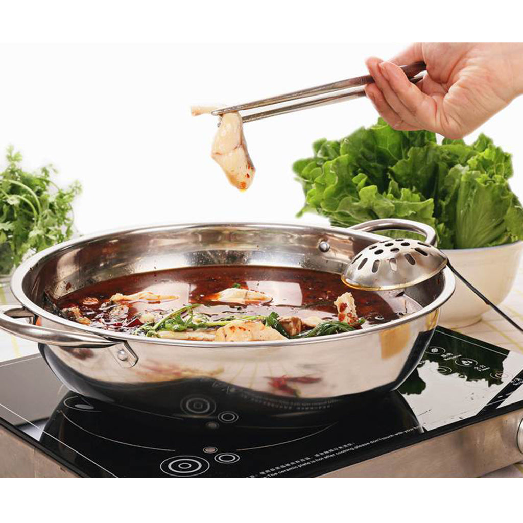 Stainless Steel Hot Pot Twin Divided Cookware Induction Pot A