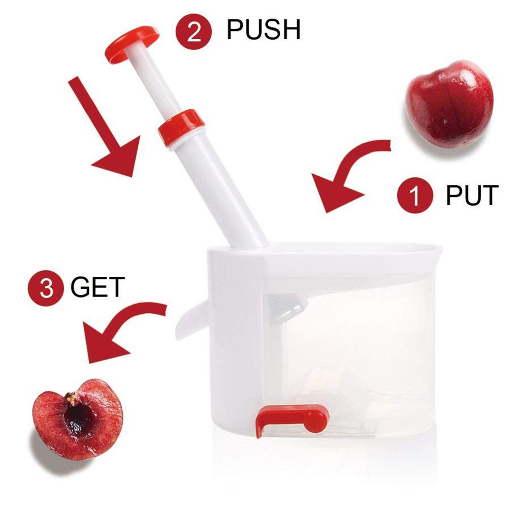 Cherry Grape Cranberry & Olive Pitter Core Pit Remover Fruit Tool Kitchen