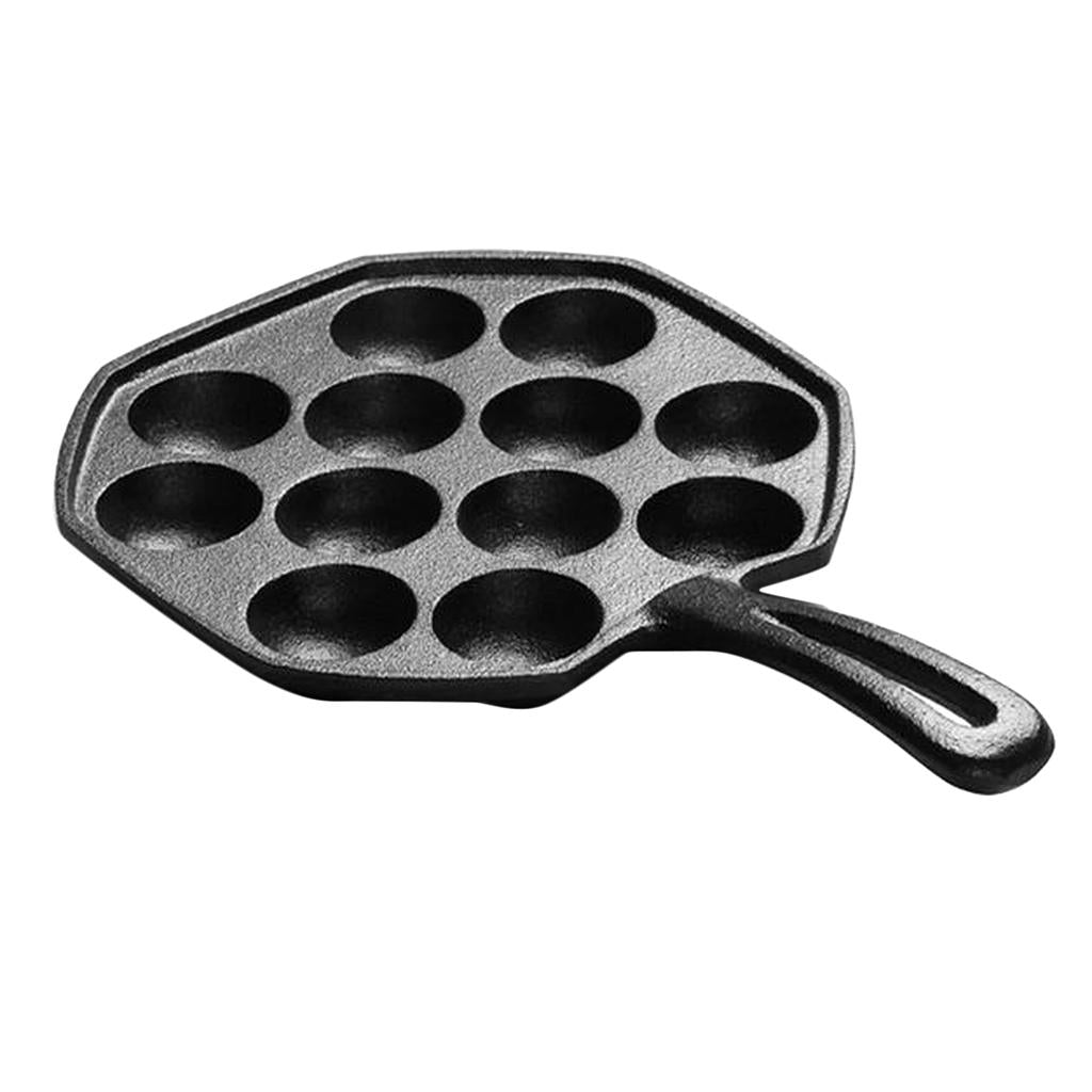 Cast Iron Frying Pan Octopus Balls Fish Balls Kitchen Non-stick Pot Cookware
