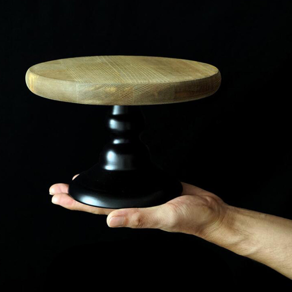 Wood Cake Stand 10/12inch Wedding Cake Fondant Display Plate Coffee 10inch
