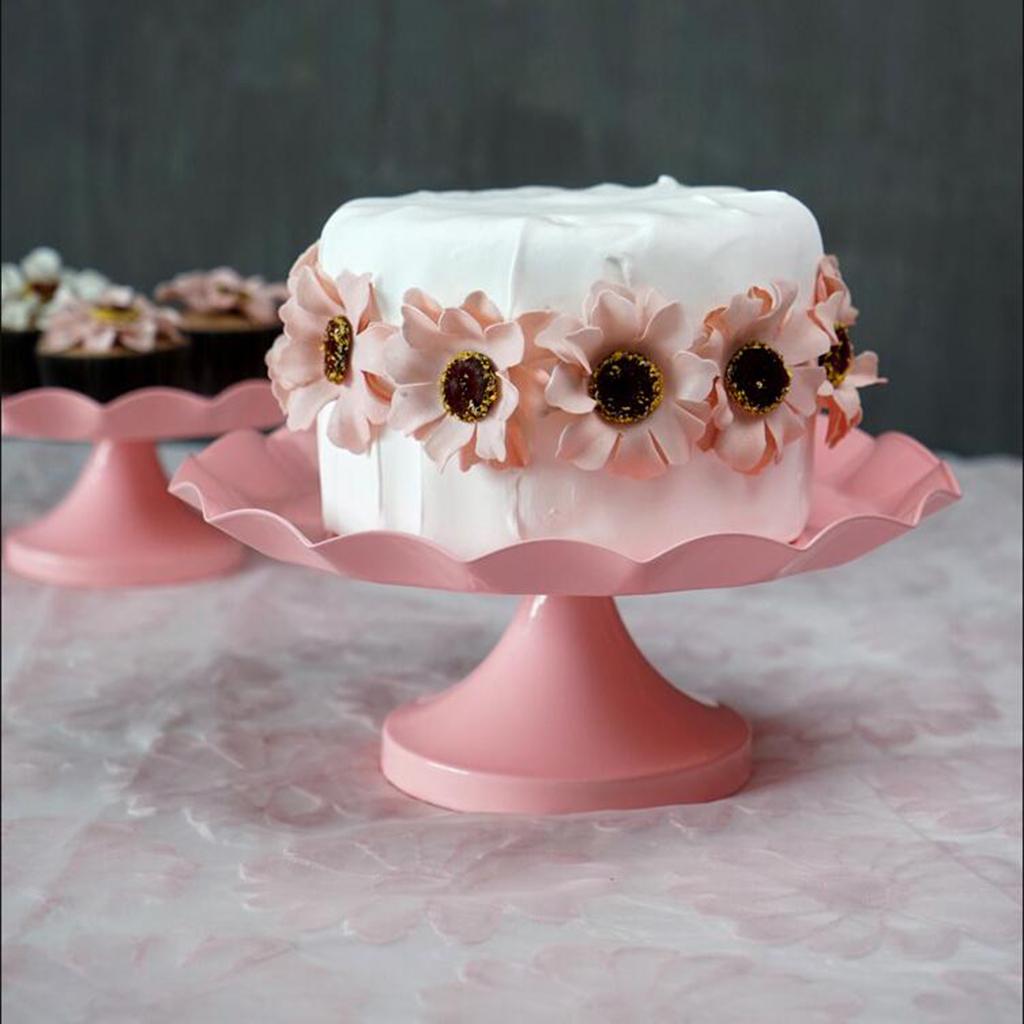 Cake Pan Dessert Table Iron Cake Stand Pink M