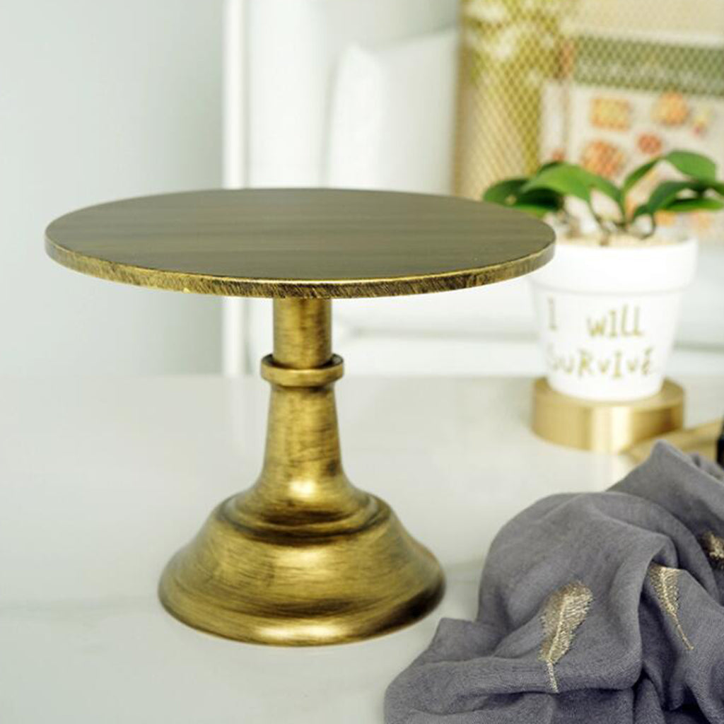 Fondant Cake Stand Wedding Tool Display Accessory for Party 10 inch Gold
