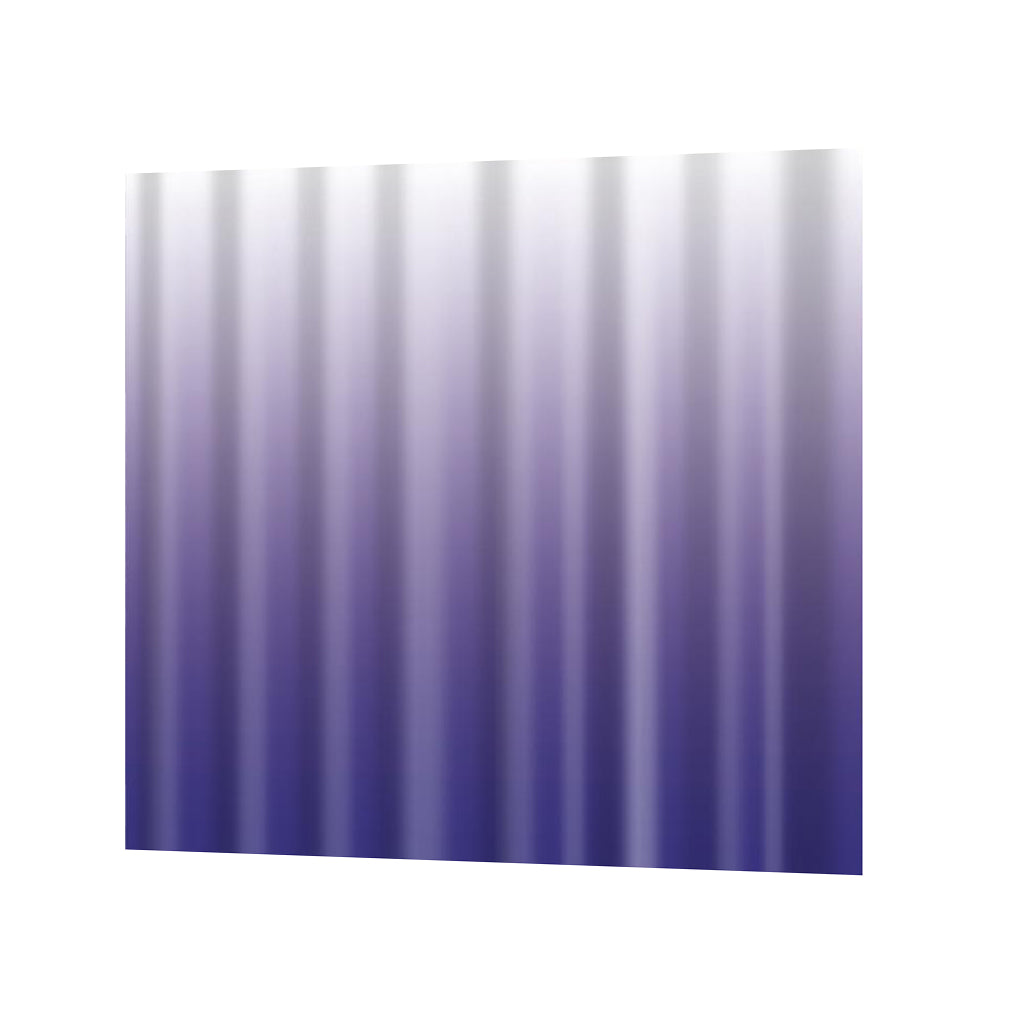 Digital Printing Bathroom Blind Shower Curtain with Hooks Purple