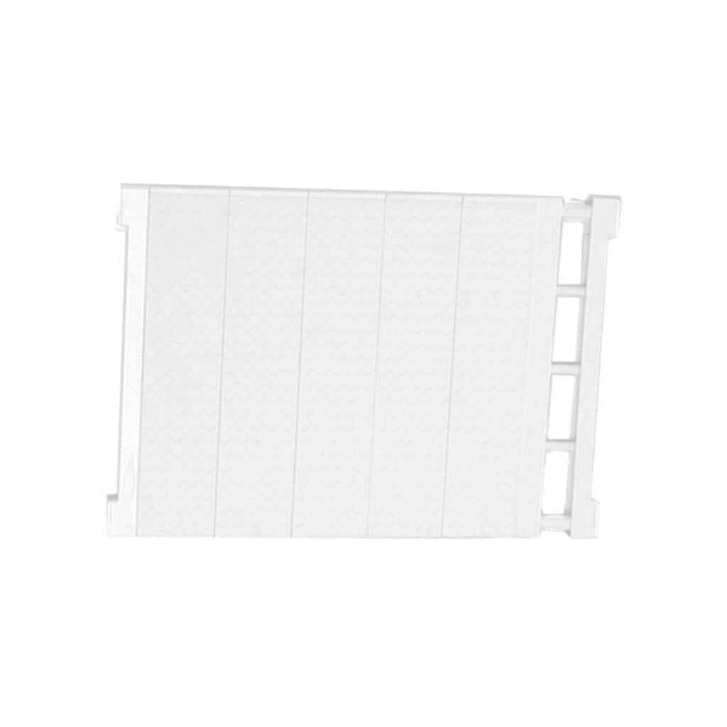 Expandable Shelf Closet Organizer Storage Adjustable Rack Rod White 50-80cm